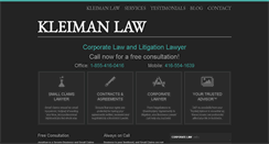 Desktop Screenshot of jkleiman.com