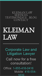 Mobile Screenshot of jkleiman.com